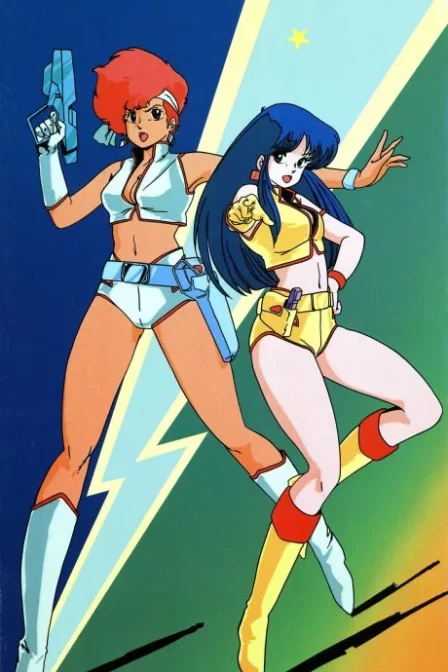 Dirty Pair: Lovely Angels yori Ai wo Komete English Subbed poster