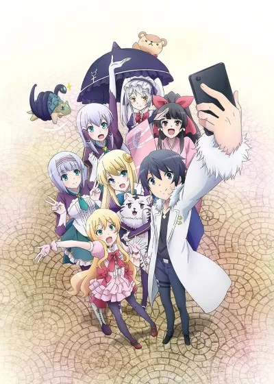 Isekai wa Smartphone to Tomo ni. English Subbed poster