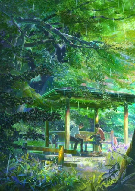 Kotonoha no Niwa English Dubbed poster
