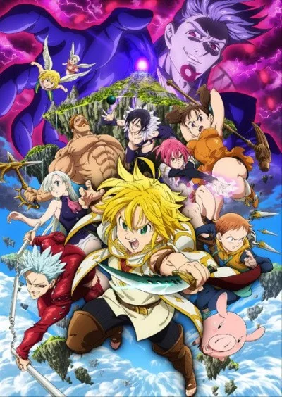 Nanatsu no Taizai Movie: Tenkuu no Torawarebito English Subbed poster
